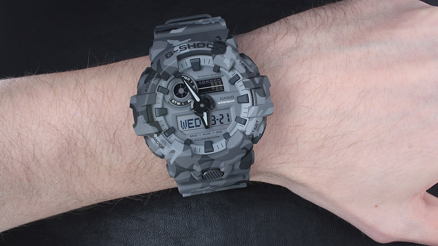 Casio Illuminator G-Shock Shock Resistant Analog Digital GA-700CM-8A Men’s Watch