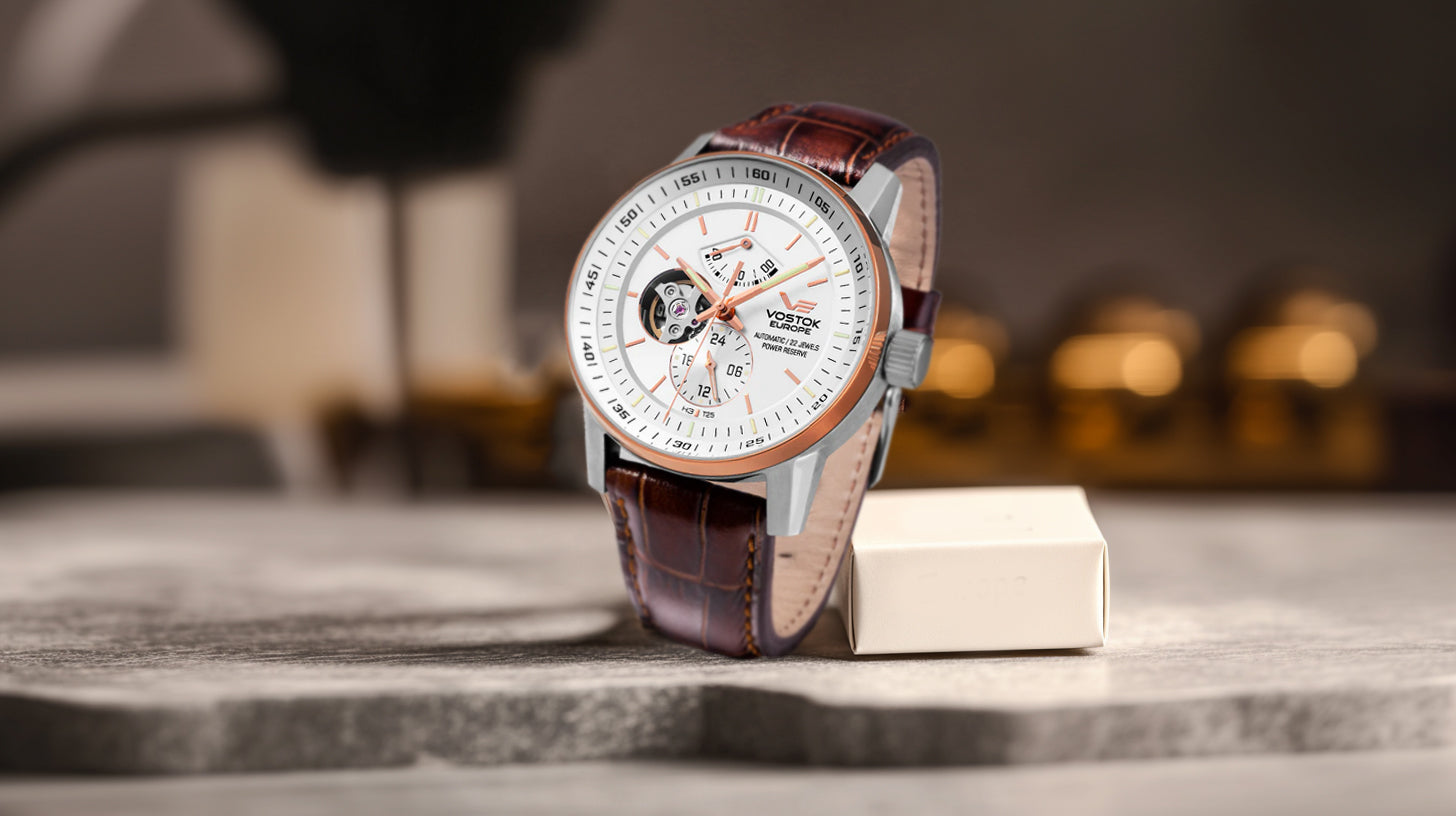 Vostok Europe GAZ 14 Open Heart Automatic YN84-565E550-L Men’s Watch