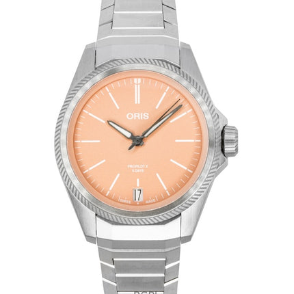 Oris Propilot X Calibre 400 Titanium Salmon Dial Automatic 01-400-7778-7158-07-7-20-01TLC 100M Unisex Watch