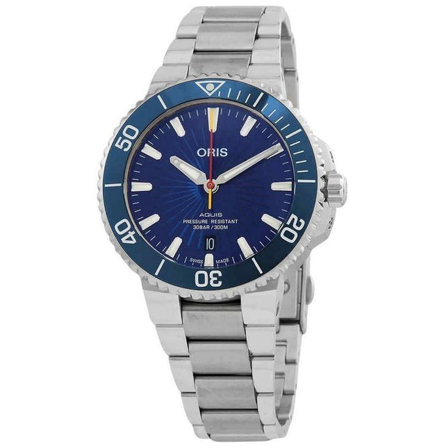Oris Aquis Sun Wukong Limited Edition Blue Dial Automatic Divers 01 733 7766 4185-Set 300M Mens Watch