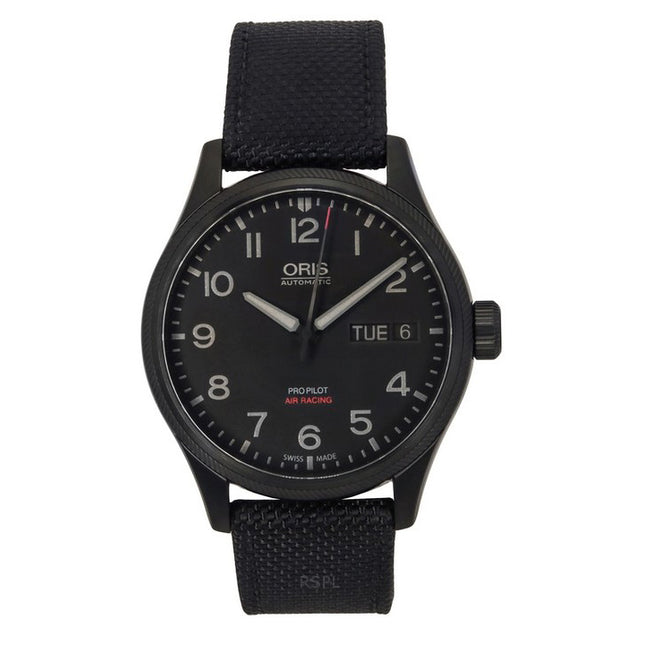 Oris ProPilot Air Racing Edition V Fabric Strap Black Dial Automatic 01 752 7698 4784-Set 100M Men's Watch