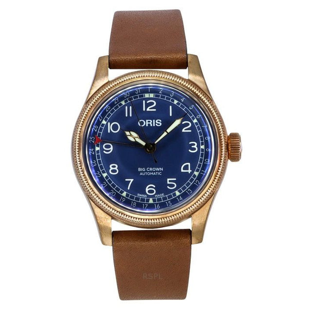 Oris Big Crown Bronze Pointer Date Blue Dial Automatic 01 754 7741 3165 07 5 20 58BR Men's Watch