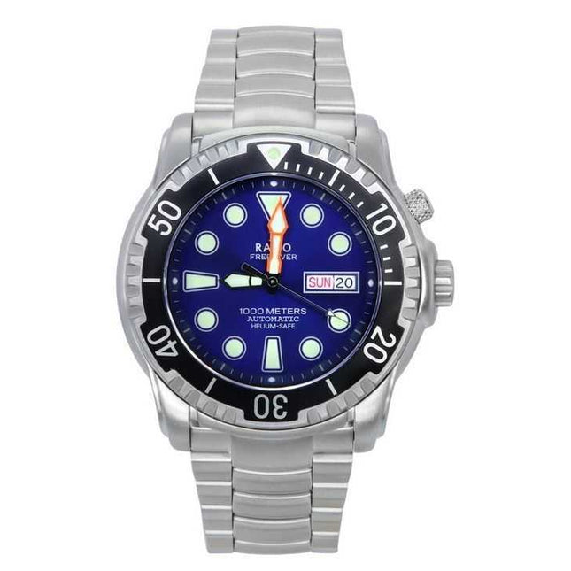 Ratio FreeDiver Helium-Safe 1000M Sapphire Automatic 1068HA96-34VA-BLU Men's Watch