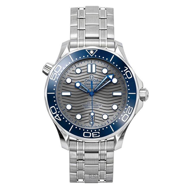 Omega Seamaster Stainless Steel Grey Dial Automatic Diver's 210.30.42.20.06.001 300M Men's Watch
