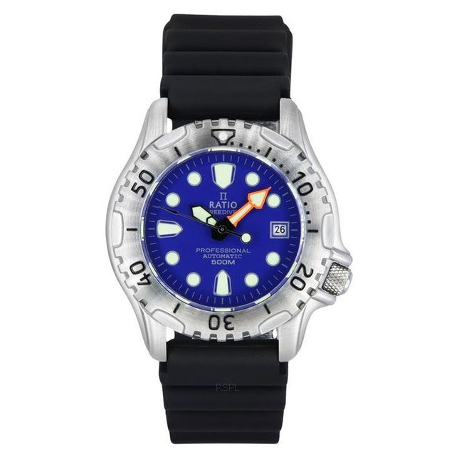 Ratio FreeDiver Professional 500M Sapphire Blue Dial Automatic 32GS202A-BLU Men's Watch