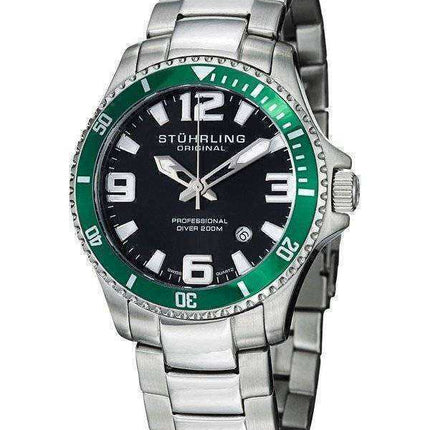 Stuhrling Original Regatta Champion Professional Diver 200M 395.33P154 Mens Watch