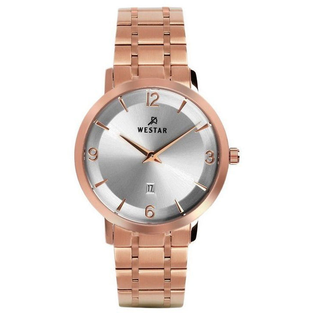 Westar Profile Stainless Steel Silver Dial Quartz 40220PPN607 Womens Watch