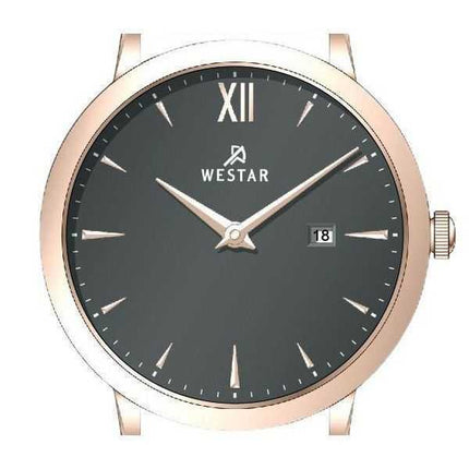 Westar Profile Leather Strap Grey Dial Quartz 50214PPN606 Mens Watch