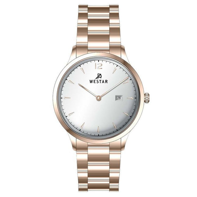 Westar Profile Stainless Steel Silver Dial Quartz 50218PPN607 Mens Watch