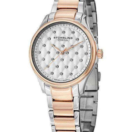 Stuhrling Original Culcita Swarovski Crystals Swiss Quartz 567.03 Womens Watch