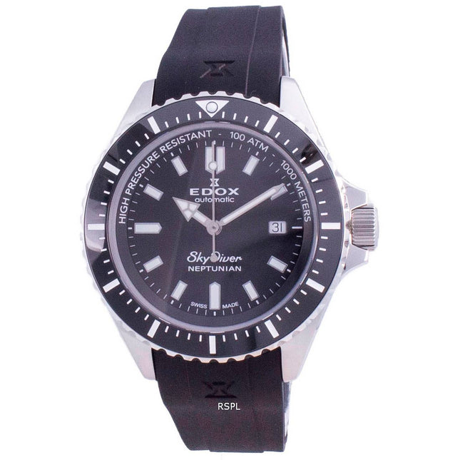 Edox Skydiver Neptunian Date Automatic Diver's 801203NCANIN 80120 3NCA NIN 1000M Men's Watch