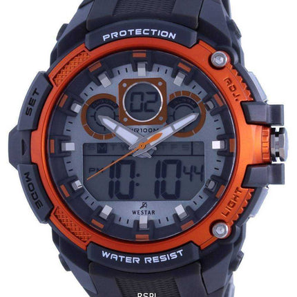 Westar Chronograph White Dial Quartz 85001 PTN 004 100M Men's Watch