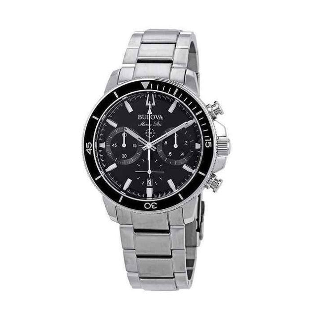 Bulova Surveyor Black Open Heart Dial Automatic 96A273 Men's Watch