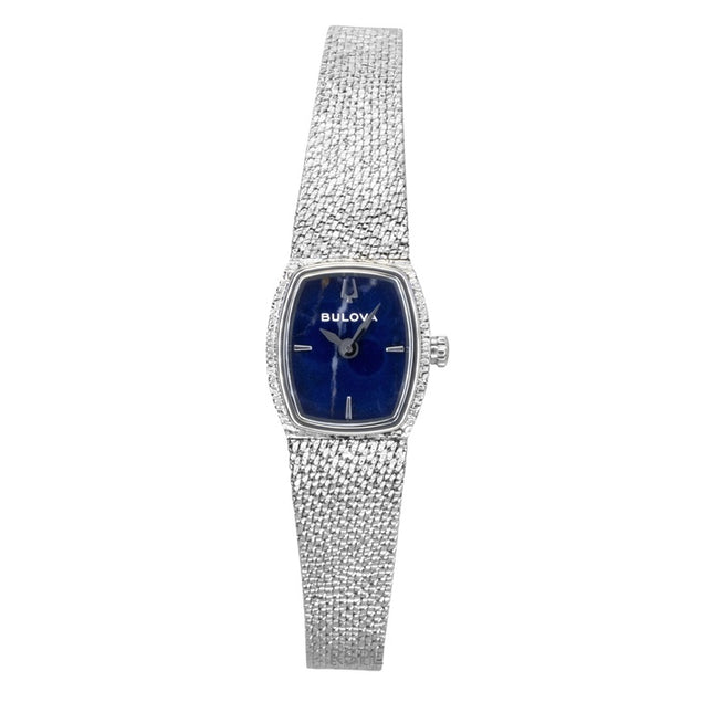 Bulova Goddess of Time Stainless Steel Blue Dial Quartz 96L343 Women's Watch