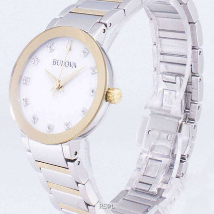 Bulova Modern 98P180 Diamond Accents Quartz Women's Watch