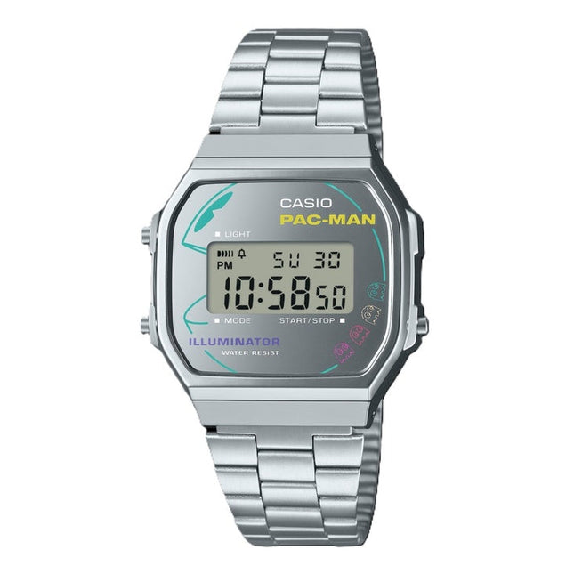 Casio Vintage Digital PAC-MAN Collaboration Quartz A168WEPC-7A Unisex Watch