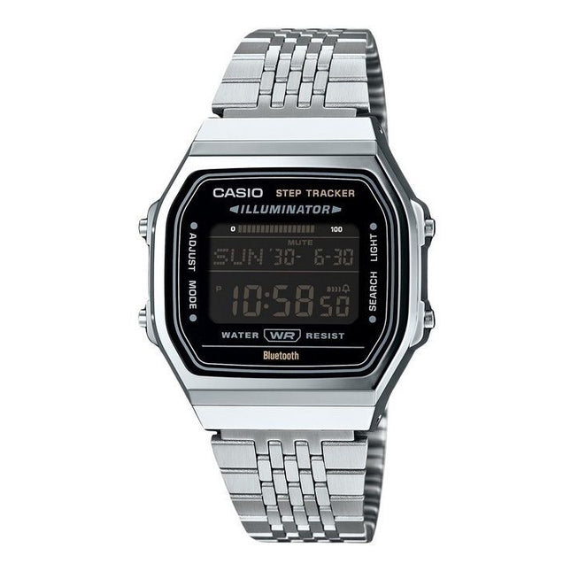 Casio Vintage Digital Smartphone Link Stainless Steel Quartz ABL-100WE-1B Unisex Watch