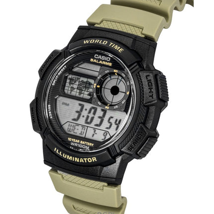 Casio Standard Digital Resin Strap Quartz AE-1000W-5AV 100M Men's Watch