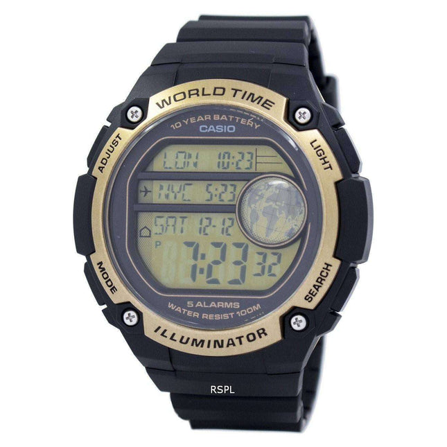 Casio Youth Illuminator World Time Alarm AE-3000W-9AV AE3000W-9AV Men's Watch