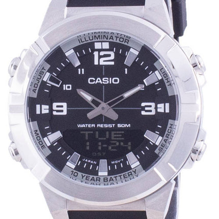 Casio Analog Digital World Time Resin Strap AMW-870-1A AMW870-1 Mens Watch