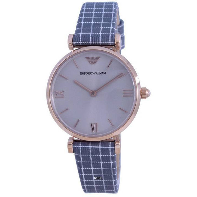 Emporio Armani Gianni T-Bar Grey Dial Quartz AR11386 Women's Watch