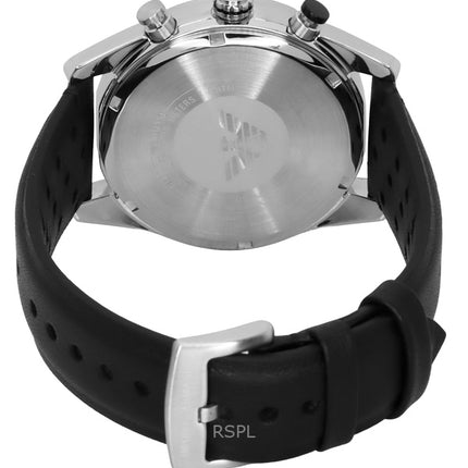 Emporio Armani Chronograph Leather Strap Black Dial Quartz AR11635 Men's Watch