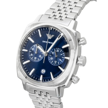 Emporio Armani Chronograph Stainless Steel Blue Dial Quartz AR11688 Men's Watch