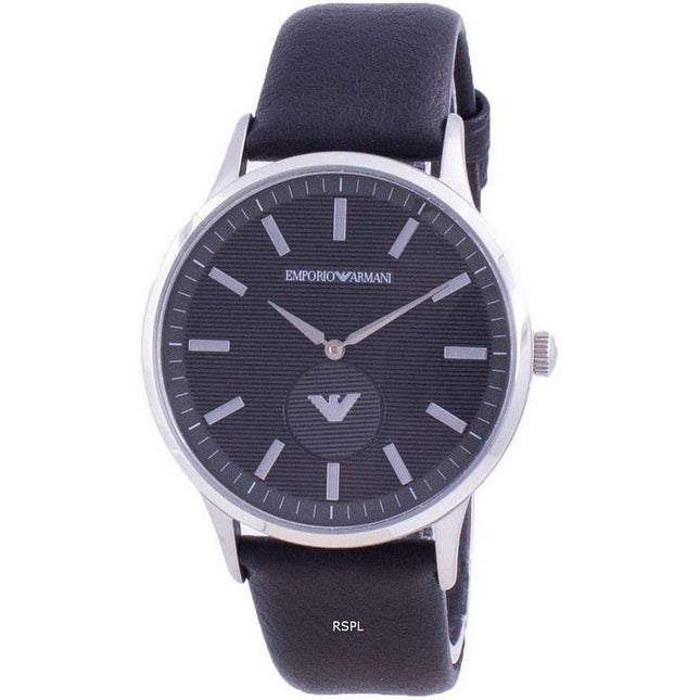 Emporio Armani Renato Black Dial Quartz AR80039 Mens Watch
