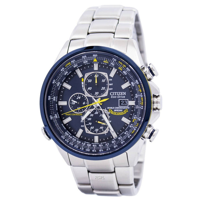 Citizen Eco-Drive Blue Angels Radio Controlled World Chronograph AT8020-54L Men's Watch