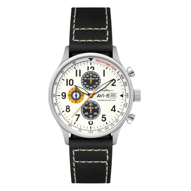 AVI-8 Hawker Hurricane Classic Chronograph Imperial War Museums Edition White Dial Quartz AV-4011-1E Men's Watch