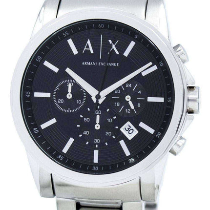Armani Exchange Chronograph Black Dial AX2084 Mens Watch