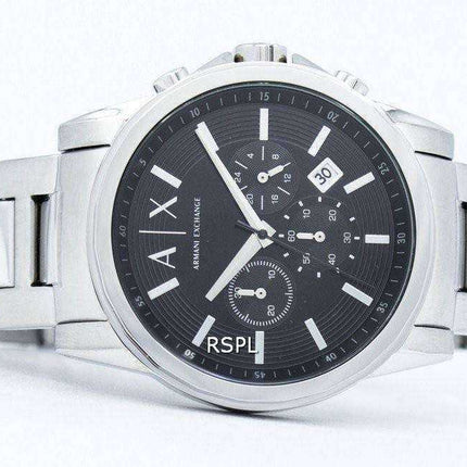 Armani Exchange Chronograph Black Dial AX2084 Mens Watch