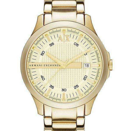 Armani Exchange Gold Tone Champagne Dial AX2131 Mens Watch