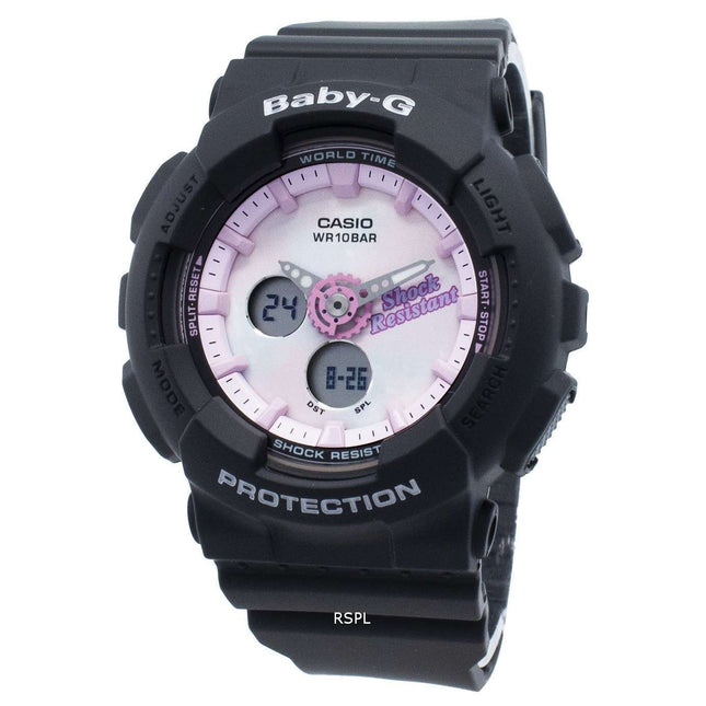 Casio Baby-G Analog Digital BA-120T-1A BA120T-1A World Time Quartz Women's Watch