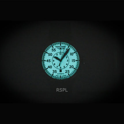 Bauhaus Aviation Leather Strap Beige Dial Automatic 27565 Men's Watch