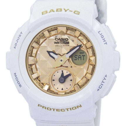 Casio Baby-G Shock Resistant World Time Analog Digital BGA-195M-7A Womens Watch
