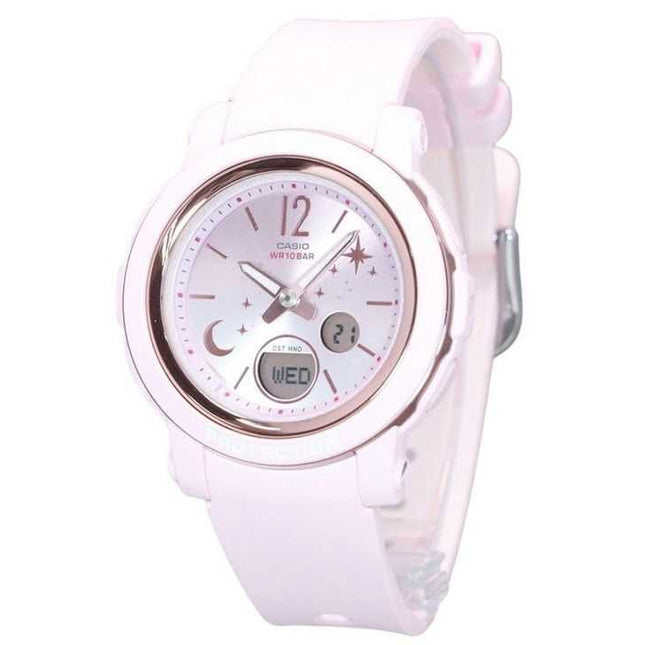Casio Baby-G Moon And Star Series Analog Digital Resin Strap Pink Dial Quartz BGA-290DS-4A 100M Womens Watch