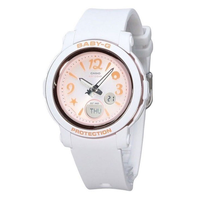 Casio Baby-G Analog Digital Undersea World Resin Strap Orange Dial Quartz BGA-290US-4A 100M Women's Watch