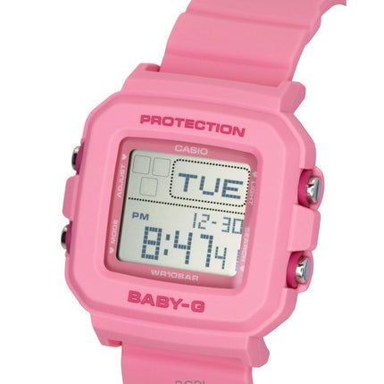 Casio Baby-G Digital Pink Resin Strap Quartz BGD-10KH-4 100M Women's Watch