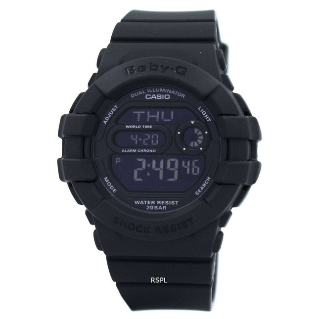 Casio Baby-G Dual Illuminator World Time Digital BGD-140-1A Womens Watch