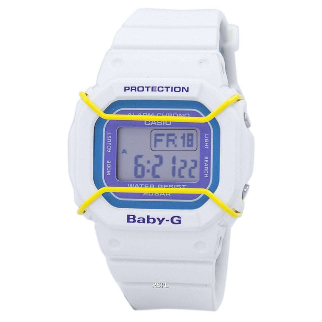 Casio Baby-G Digital Alarm Chrono World Time BGD-501-7B Womens Watch