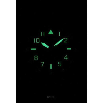 Citizen Eco-Drive Super Titanium Leather Strap Green Dial BM8560-11X 100M Men's Watch