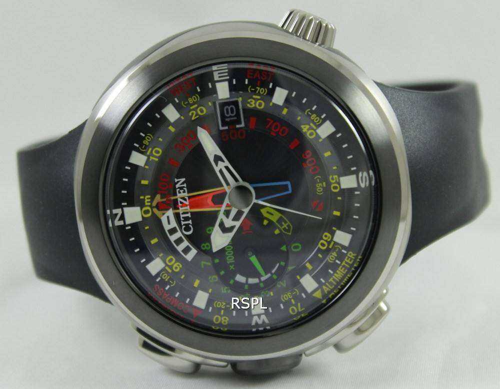 Citizen Promaster Eco-Drive Altichron Cirrus Titanium BN4035-08E Mens