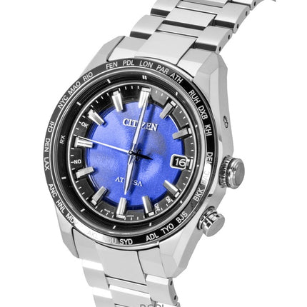 Citizen Attesa Limited Edition Super Titanium Blue Dial Eco-Drive CB0288-65L 100M Men's Watch