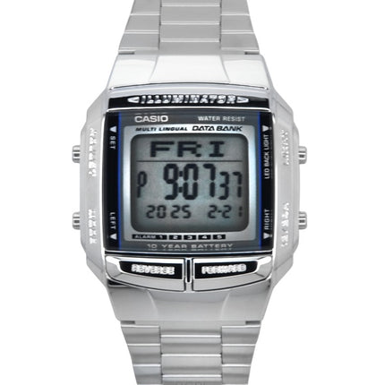 Casio Data Bank Illuminator Dual Time Alarm Digital DB-360-1A Men's Watch