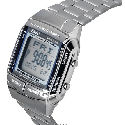 Casio Data Bank Illuminator Dual Time Alarm Digital DB-360-1A Men's Watch