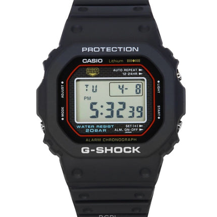 Casio G-Shock Digital Re-Creating The Original Design Of The First G-Shock Quartz DW-5000R-1A 200M Men's Watch