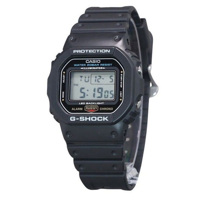 Casio G-Shock Digital Resin Strap Quartz DW-5600UE-1 200M Mens Watch