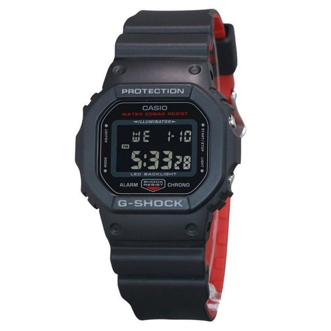 Casio G-Shock Digital Resin Strap Quartz DW-5600UHR-1 200M Men's Watch