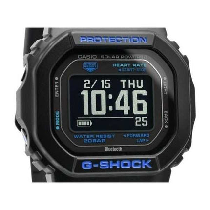 Casio G-Shock G-Squad Digital Smartphone Link Bluetooth Bio Based Resin Solar DW-H5600-1A2 200M Men's Watch
